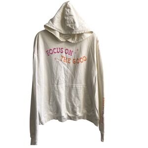 Sunkissed Coconut Cream Graphic Hoodie Sweatshirt Focus On The Good Women Medium